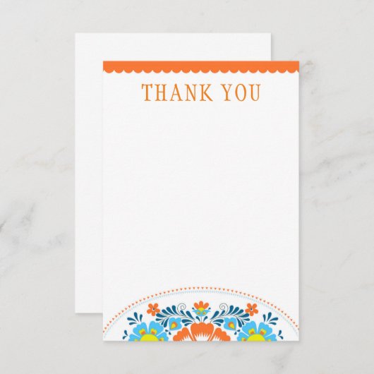 フェスタはメッセージカード感謝していしています ノートカード (正面/裏面)