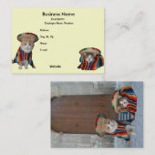 フェスタまたはメキシコかヒスパニックのテーマ 名刺 (正面/裏面)