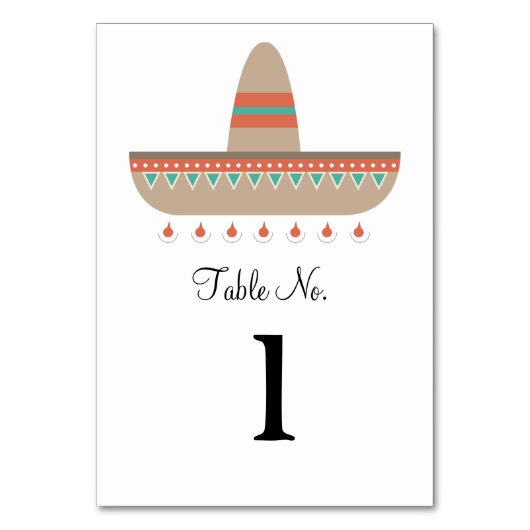 フェスタまたは結婚式のためのTablecard テーブルナンバー (裏面)