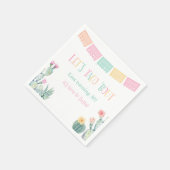 フェスタカラフルの赤ちゃんシャワーについてタコしよう スタンダードカクテルナプキン (角)