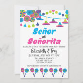 フェスタジェンダーリビールセニョールセニョリータ 招待状 (正面)