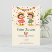 フェスタジュニナブラジルパーティー 招待状 (スタンド正面)