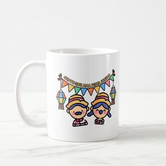 フェスタジュニナ農家 コーヒーマグカップ (左)