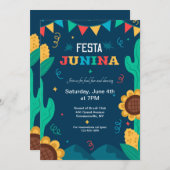 フェスタジュニナ 招待状 (正面/裏面)