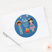 フェスタジュニ企業のナ/クラブパーティー ラウンドシール (封筒)