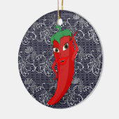 フェスタブライダルシャワーとレッドホットペッパーDiva セラミックオーナメント (左)