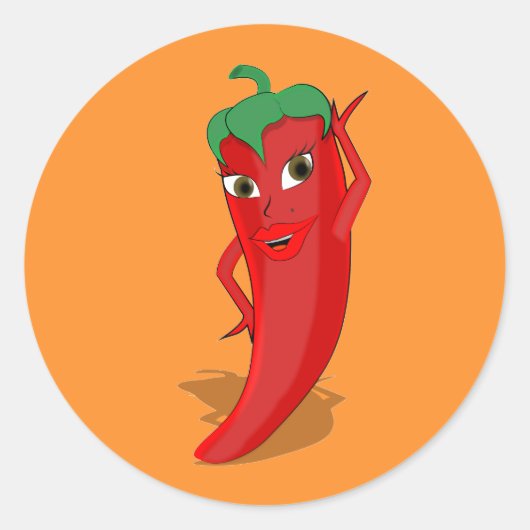 フェスタブライダルシャワーとレッドホットペッパーDiva ラウンドシール (正面)