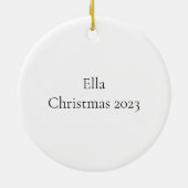 フェスタ猫:メキシコのフォーク・アート猫 セラミックオーナメント (裏面)