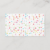 フェスタ赤ちゃんシャワーおむつラッフルカード エンクロージャーカード (裏面)