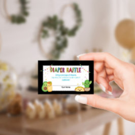 フェスタ赤ちゃんシャワーおむつラッフルカード エンクロージャーカード