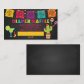 フェスタ赤ちゃんシャワーおむつラッフルカード エンクロージャーカード (正面/裏面)