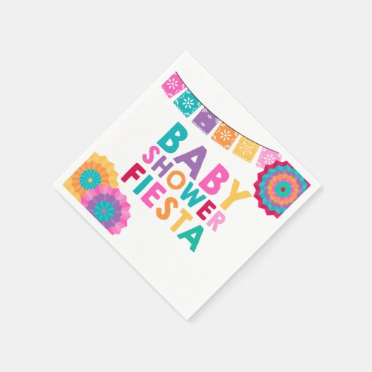 フェスタ赤ちゃんシャワーナプキンメキシコの赤ちゃんシャワー スタンダードカクテルナプキン (角)