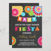 フェスタ赤ちゃんシャワー招待メキシコの赤ちゃんシャワー 招待状 (正面/裏面)
