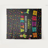 フェスタ赤ちゃんシャワー背景 タペストリー (正面(横))