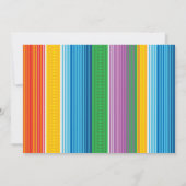 フェスタ、Cinco deメーヨーの誕生日 招待状 (裏面)