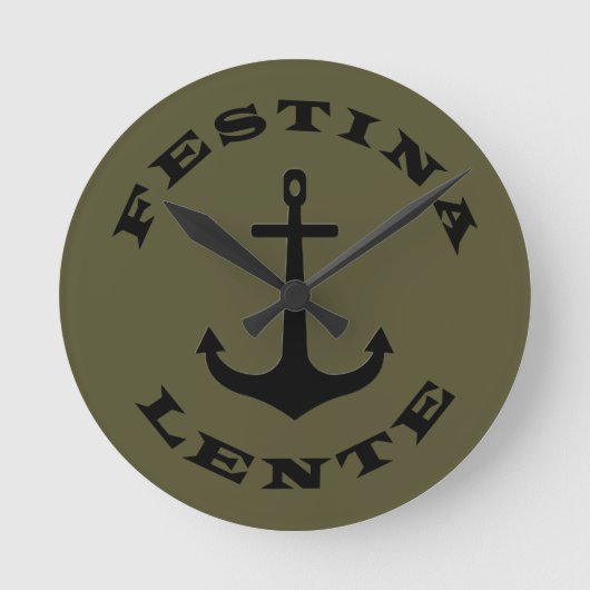 フェスティナ・レンテ ラウンド壁時計 (正面)