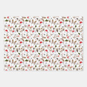 フェスティバルいじめのホワイトラッピング紙 ラッピングペーパーシート (正面)