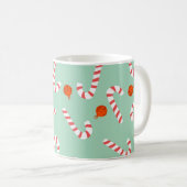 フェスティバルおもしろいとキャンディカネスとジングルベル コーヒーマグカップ (正面右)