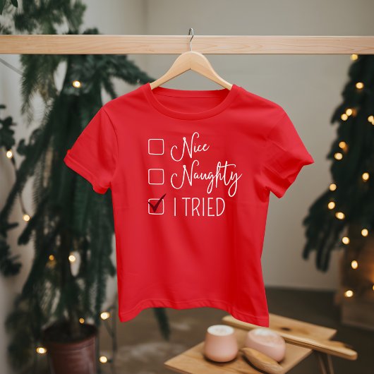 フェスティバルおもしろいのチェックリストいけな：ニース、試した Tシャツ