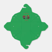 フェスティバルおもしろいの疲れ果てた黒いクリスマス猫 フェイバーボックス (折り畳みなし)