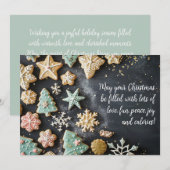 フェスティバルおもしろいのCookieグリーティングカード シーズンカード (正面/裏面)