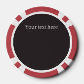 フェスティバルおもしろいクリスマス3ディーモンスター ポーカーチップ (裏面)