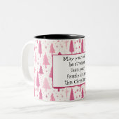 フェスティバルおもしろいクリスマス ツートーンマグカップ (正面左)