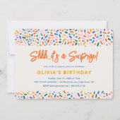 フェスティバルおもしろいサプライズ誕生日パーティー 招待状 (正面)