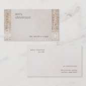 フェスティバルおもしろいスフェイクパリー可愛いセクインズガーリー 名刺 (正面/裏面)