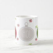 フェスティバルおもしろいホー!ホー!ホー!クリスマス コーヒーマグカップ (中央)