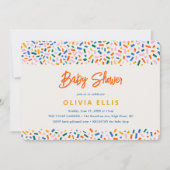 フェスティバルおもしろい男女兼用ベビーシャワー 招待状 (正面)