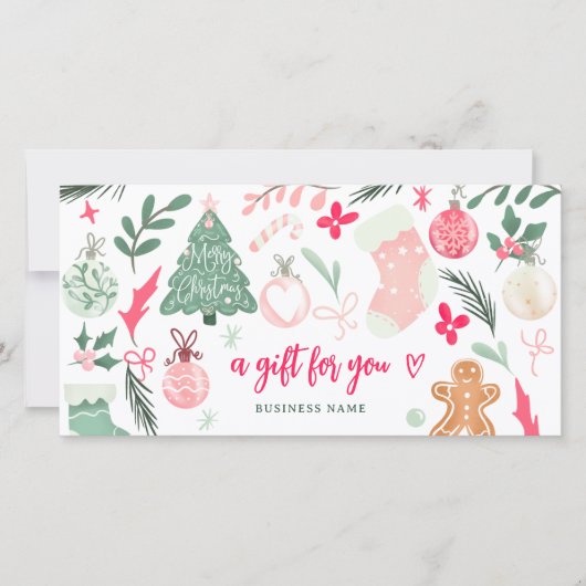 フェスティバルお洒落のロゴギフト券 (正面)