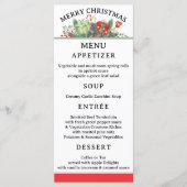 フェスティバルお洒落クラシッククリスマスメニュー メニュー (正面)
