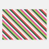 フェスティバルお洒落クリスマスホリデーラッピング紙 ラッピングペーパーシート (正面3)