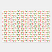 フェスティバルお洒落クリスマスホリデーラッピング紙 ラッピングペーパーシート (正面3)