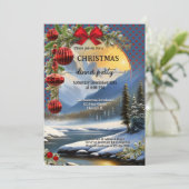 フェスティバルお洒落レトロクリスマスパーティー 招待状 (スタンド正面)