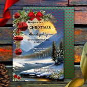 フェスティバルお洒落レトロクリスマスパーティー 招待状