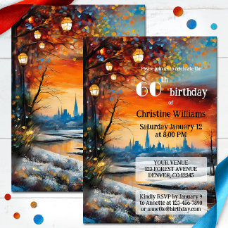 フェスティバルお洒落成人冬の誕生会 招待状