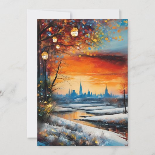 フェスティバルお洒落成人冬の誕生会 招待状 (裏面)