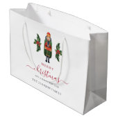 フェスティバルかわいいくるみ割りクリスマス ラージペーパーバッグ (裏面アングル)