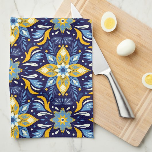 フェスティバルかわいらしクリスマスパターンのキッチンタオル キッチンタオル (四つ折り)