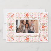 フェスティバルかわいらしクリスマスホリデーフォトカード シーズンカード (正面)