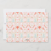 フェスティバルかわいらしクリスマスホリデーフォトカード シーズンカード (裏面)