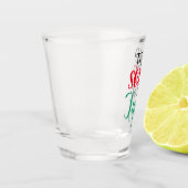 フェスティバルが酔う季節 |おもしろい飲み ショットグラス (左)