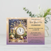 フェスティバルきらめく大晦日パーティの招待状 招待状 (スタンド正面)
