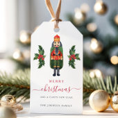 フェスティバルくるみクラッカーメリークリスマス ギフトタグ