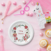 フェスティバルくるみ割りエレガントクリスマス ペーパープレート (パーティー)