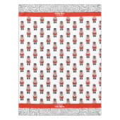 フェスティバルくるみ割りクリスマステーブルクロス テーブルクロス (正面)