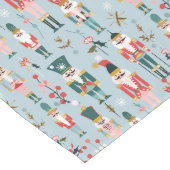 フェスティバルくるみ割りランナーI青、緑、金ゴールド、赤 ロングテーブルランナー (コーナー)