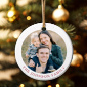 フェスティバルくるみ割り写真クリスマス セラミックオーナメント